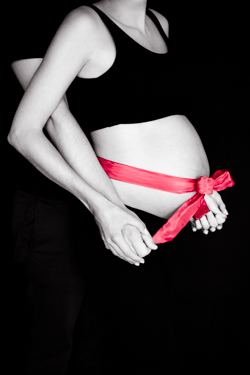 Babybauch Fotografie Beispiel