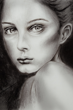 Portrait- & Modezeichnungen Beispiel